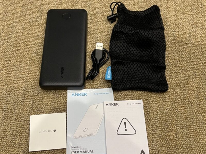 Anker PowerCore Essential 20000　モバイルバッテリー
