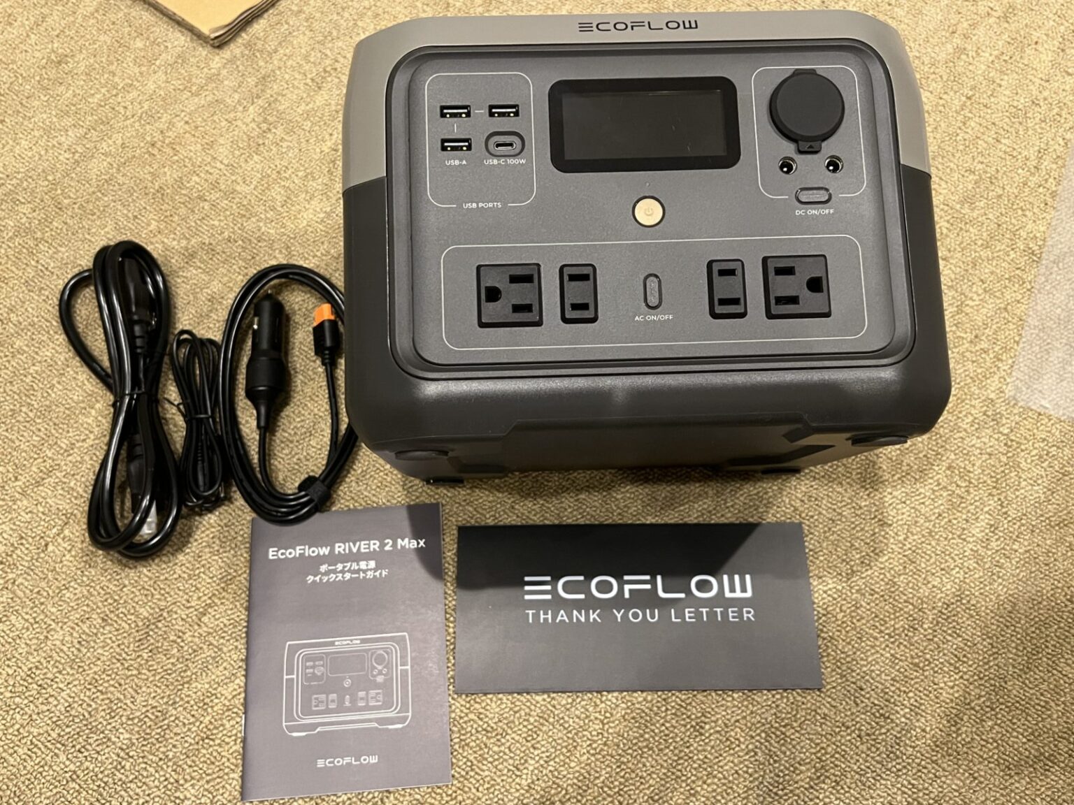 EcoFlow　エコフローリバー２マックス